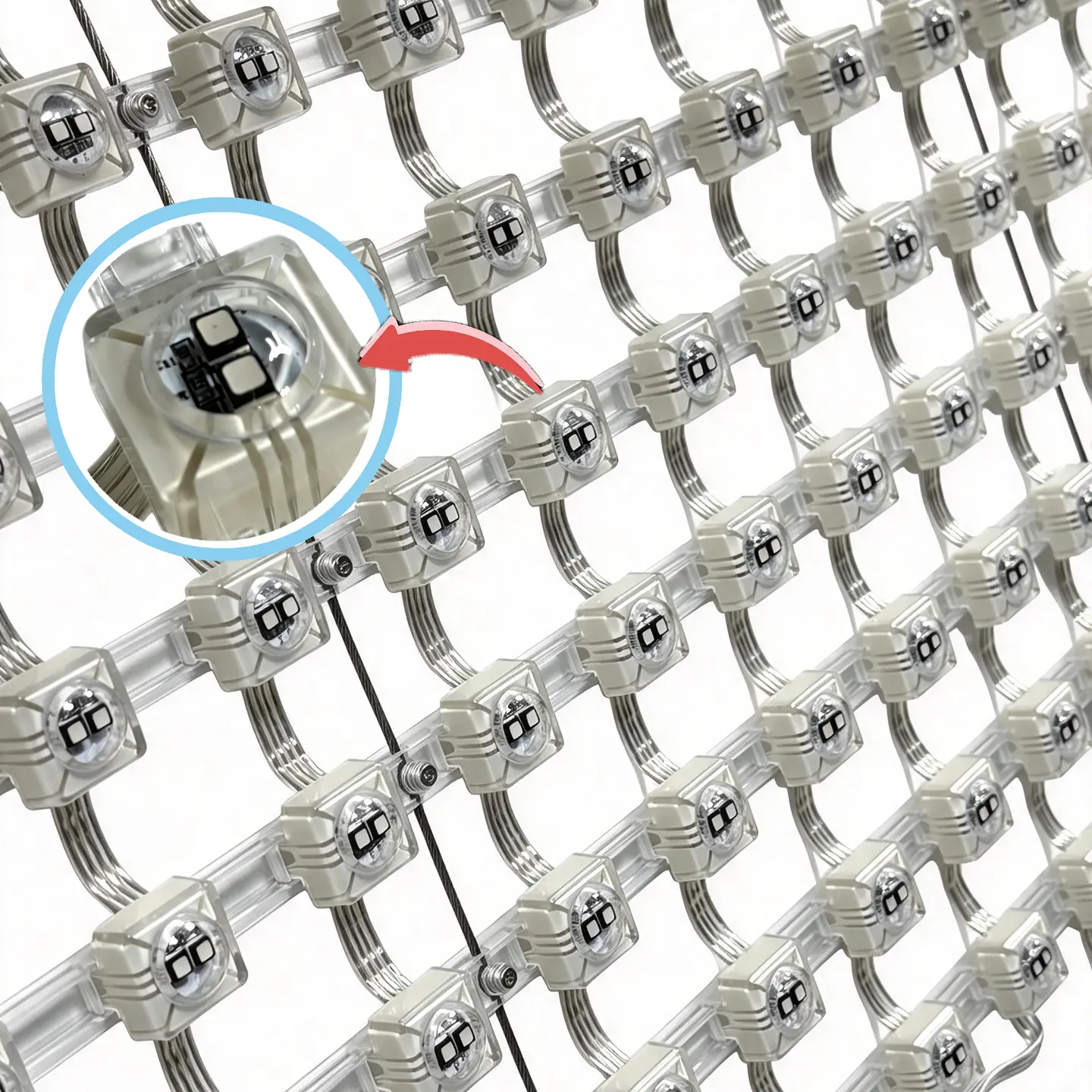 high transparency led mesh screen 1