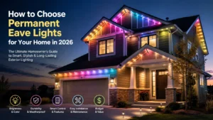 how to choose permanent eave lights home 2026