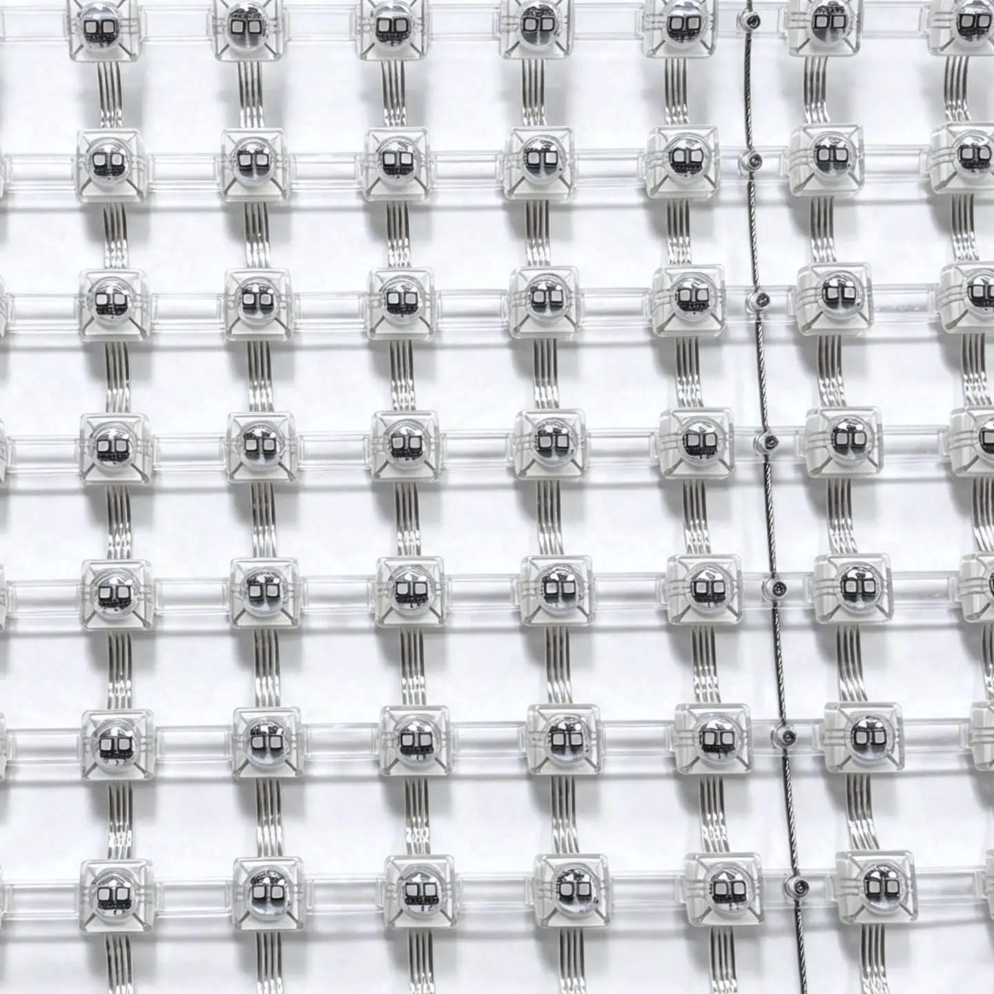 led mesh screen quick installation